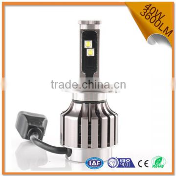 2016 China popular headlight 40W 3600LM h4 led headlight bulbs