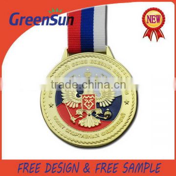 Popular nice design die casting blank insert gold medal