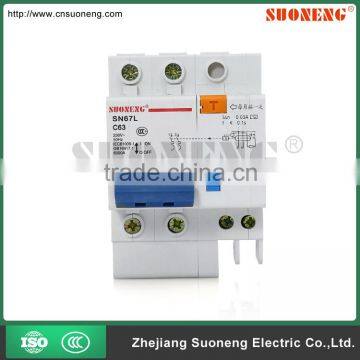 elcb DZ47LE-63 earth leakage circuit breaker