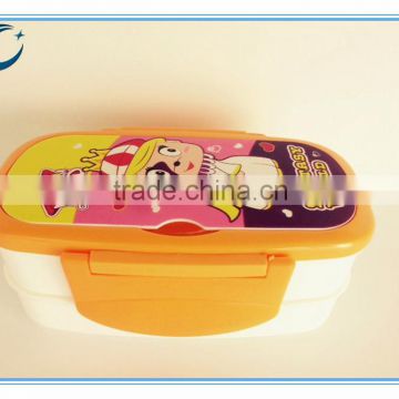 hot sale chinese supplier oem new design plastic bento box lunch box for kids