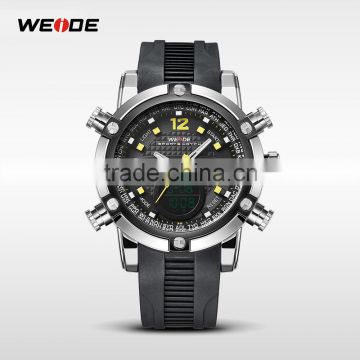 Relogios masculino 2016 weide outdoor sports hiking watch brand your own watches silicon band water resistant watch
