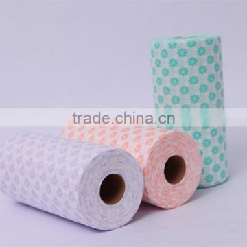 Colorful wood pulp cloth