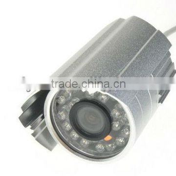 RY-7011 1/4" sharp CCD 420TVL 24 IR LED Waterproof Security CCTV Camera Silver 3.6mm
