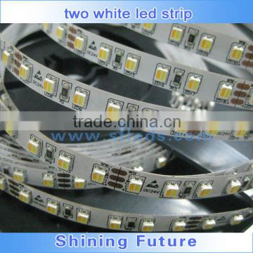 High bright DC24V SMD5630 WW+CW LED flexible strip with touch panel controller