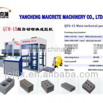 Hot Sale MKR-QT-6-15 Block Machine