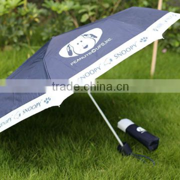 Shenzhen 2013 Snoopy carton brand gift and premium umbrella
