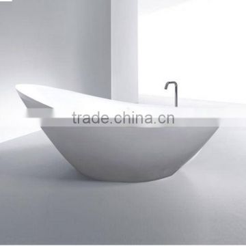 modern bathroom stone bathtub for Europe market passed ISO9001and CE