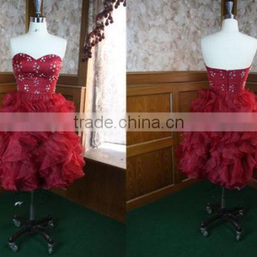 sexy wedding night dresses in china red High Quality Evening Gown