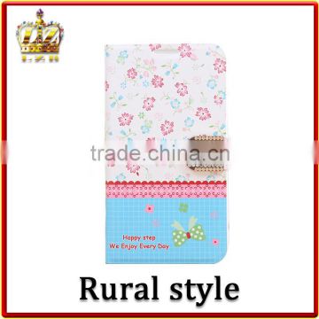 LZB Rural style wholesale wallet phone case for Motorola XT1080