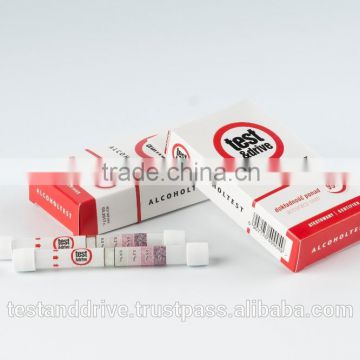 Disposable breathalyser 98% accuracy alcohol test road safety test