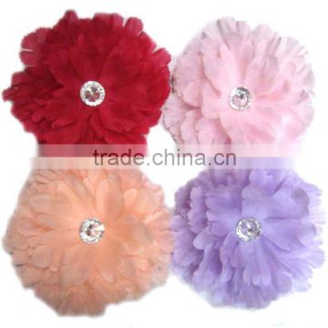 2011 New Baby Big Peony Flower with Clips Hair Accessory