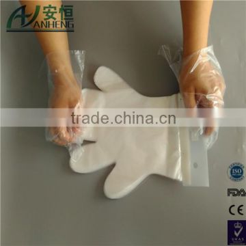 Medical supplies plastic glove for single use