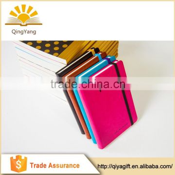 OEM PU softcover diary notebook with embossed logo