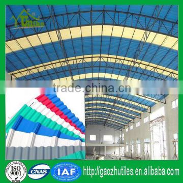 Translucent heat resistant transparent PVC sheet for roof fixings
