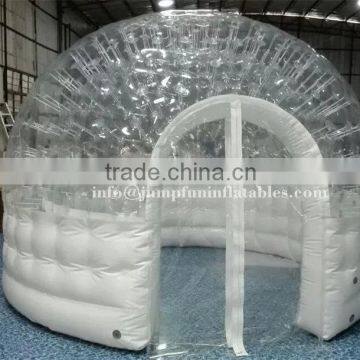 4m Dia Inflatable PVC Tent/Transparent Inflatable Dome/PVC clear Bubble Tent commercial