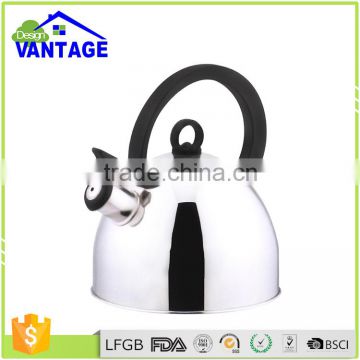 Chinese non electric whistling tea kettle stainless steel water jug for induction cooker