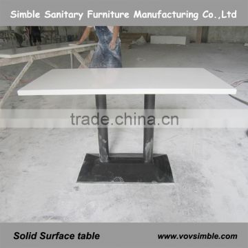 2014 SIMBLE Unique design Modern&Simple style solid surface table