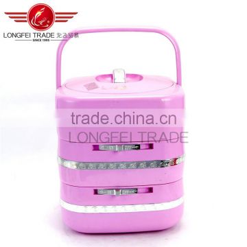 Best selling 3 layer plastic insulation bento lunch box / food warmer
