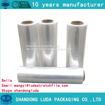 Advanced hand LLDPE tray protective stretch film roll