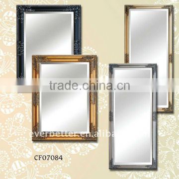 Elegant home fashions country style framed beveled-edge wood mirror