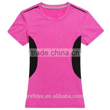 Custom quick dry comfortable gym t-shirt for women