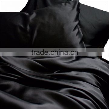 Black silk bed sheets