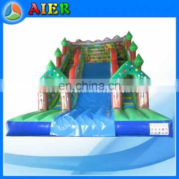 Hot Sell Inflatable printing forest Slide