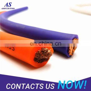 AWG 0 4 8 ga power ground cable CCA material battery cables