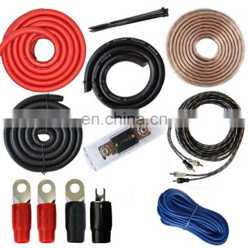 0 Gauge Amp Kit Amplifier Install Wiring Complete 0 Ga Installation Cables 5000W