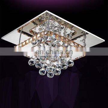 Led ceiling light K9 crystal cover ceiling lamps for home
