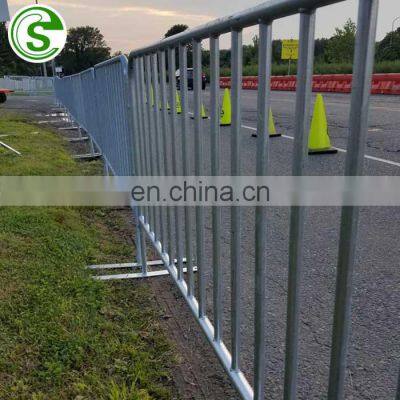 Export to USA steel road barricades concert crowd control barrier for sale