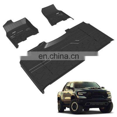 3d Odorless Tpe Weather Car Floor Liners Mat For Dodge Ram 1500 2019 2020 Car Carpets Floor Matting