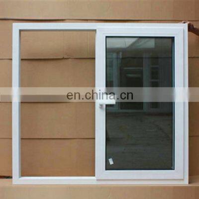 Sliding glass window double tempered glass PVC window