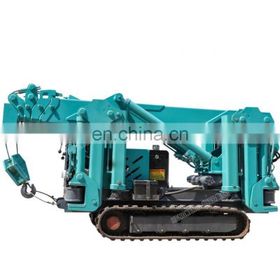Best seller factory supply 3 ton hydraulic truck Mini spider crane mounted crane crane