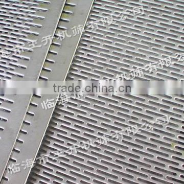 Oblong holes Perforated sheet