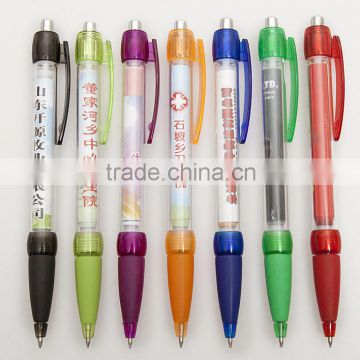 advertising banner pen pull out banner pen promotional pen with pull out paper