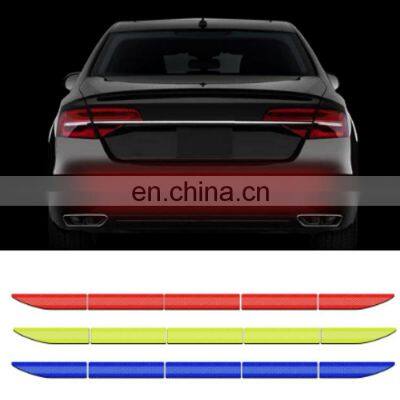 5pcs/set Car Reflectante Reflector Sticker 91*4 Car Body Trunk Exterior Auto Accessories Reflective Tape Reflex Exterior Warning