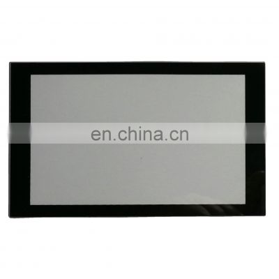 Customized Silk Screen Tempered Glass with Adhesive Tape for Touch Screen Panel