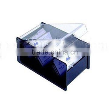 clear /colored Acrylic business name card case/card holder
