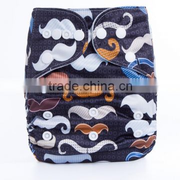 2016 New Design Printed Cartoon Character Baby Joy Diapers For Girls