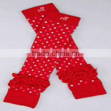 Red color custom cute lace leg warmers of China