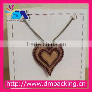 2016 New Style Logo Printing Earring Card, Custom printed necklace earring cards