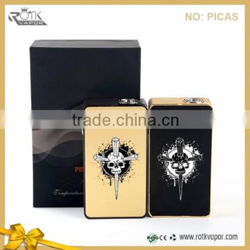 2016 HK fair new model good quality e cig mod tempertaure control 120W wholesale E cigarette 4400mah box case manufacturer