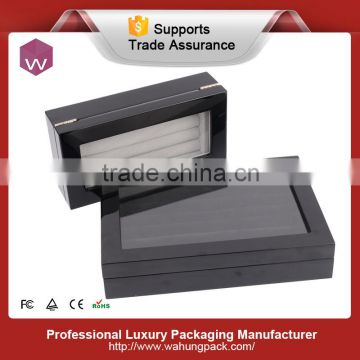 High glossy painting fancy cufflink packaging boxes