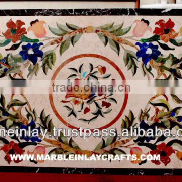 Marble Inlay Dinning Table Tops