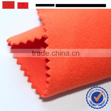 china supplier fabric brushed knit fabric/330G/M high quality knit polyester fabric