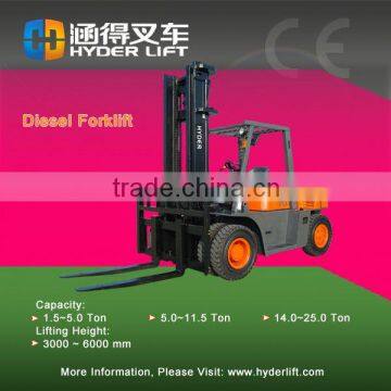 disesl forklift all terrain forklift truck