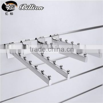 Hot sale clothes store supermarket brackets shop fittings hooks with ball