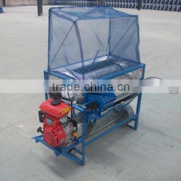 movable wheat and rice thrasher with gasoline power