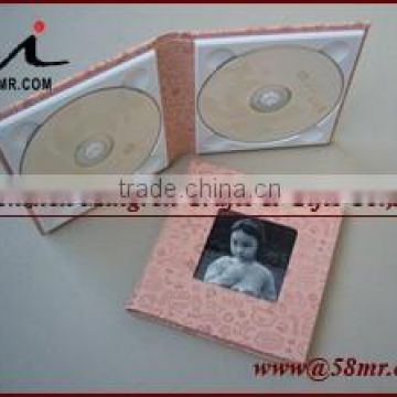 2015 Leather Baby CD DVD Case Holder Album,Pink 2D